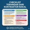 Checklist Terhindar Dari Kontraktor Nakal