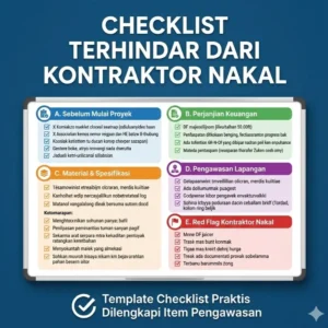 Checklist Terhindar Dari Kontraktor Nakal