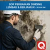 SOP Perbaikan Dinding Lembab Berjamur (SNI)