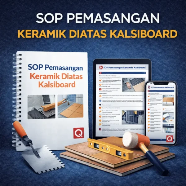 SOP Pemasangan Keramik di Atas Kalsiboard (SNI)