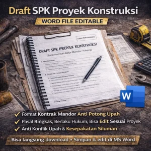 Template Draft SPK Proyek Konstruksi