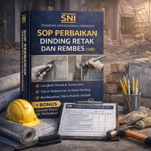 SOP Perbaikan Dinding Retak Rembes (SNI)