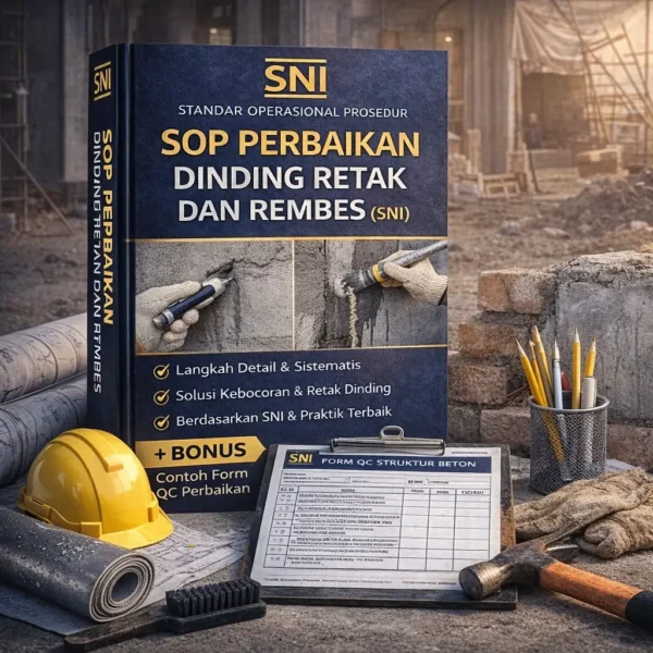 SOP Perbaikan Dinding Retak Rembes (SNI)
