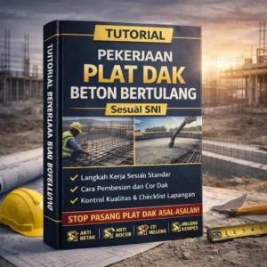 Tutorial Pekerjaan Plat Dak Beton Bertulang - Sesuai SNI