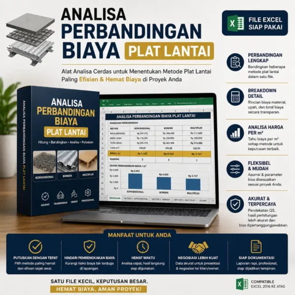 Analisa Perbandingan Biaya Plat Lantai