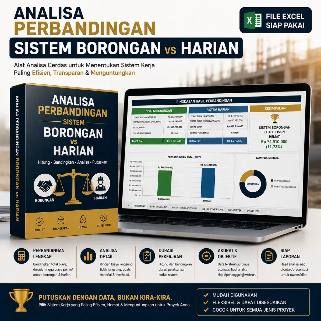 Analisa Perbandingan Sistem Borongan vs Harian