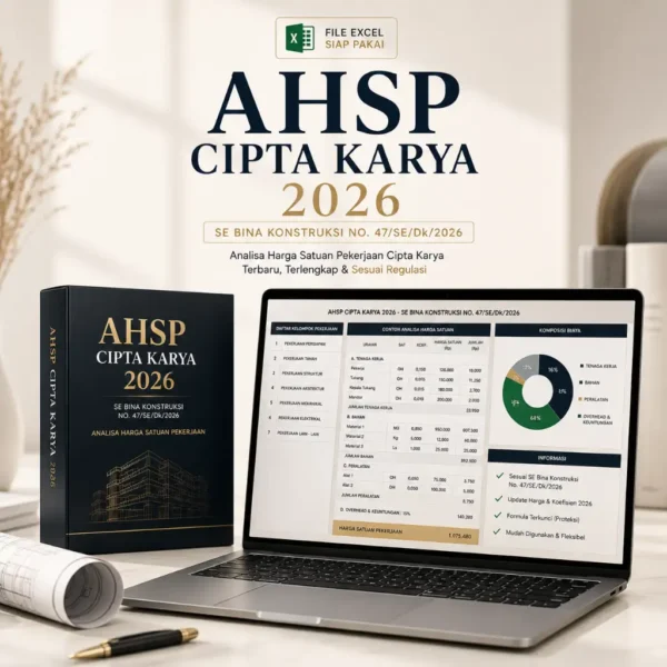 AHSP Cipta Karya 2026 - SE Bina Konstruksi No. 47/SE/Dk/2026