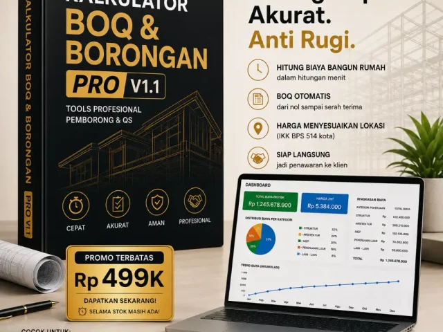 Kalkulator BOQ & Borongan Pro v1.1