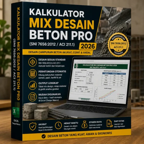 Kalkulator Mix Design Beton Pro 2026
