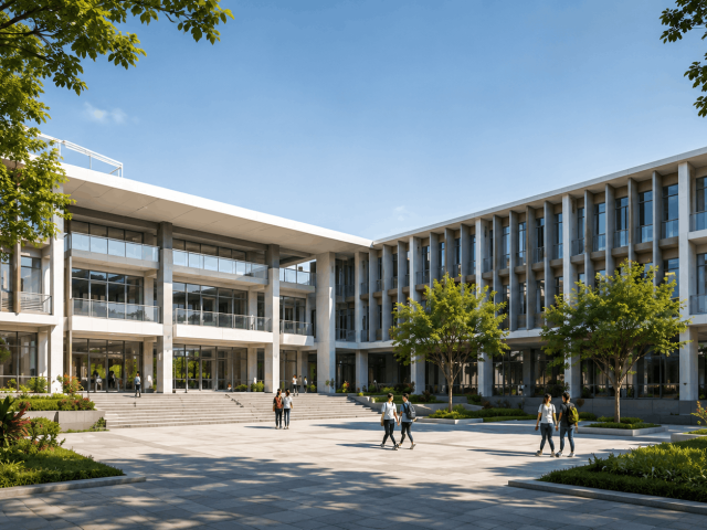 Proyek konstruksi sektor pendidikan — gedung kampus